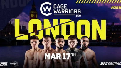Cage Warriors 150 - Karta walk, Data, Miejsce, Walki, Transmisja