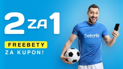 Odbierz 2 freebety za 1 kupon