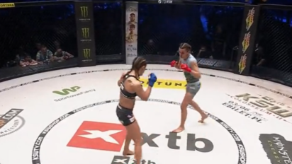 Ekspresowe zwycięstwo Adrianny Kreft w walce z Karoliną Owczarz na KSW 81!