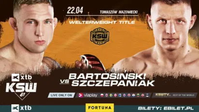 Bartosiński vs Szczepaniak - typy, kursy, zakłady