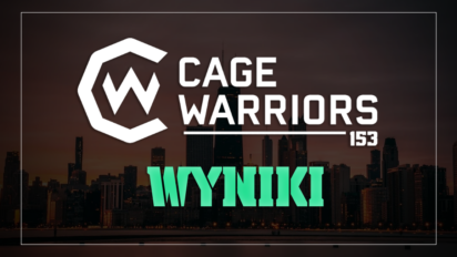 Cage Warriors 153 wyniki - poznaj wszystkich zwycięzców!
