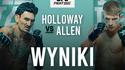 UFC Fight Night: Holloway vs Allen wyniki – Kto wygrał walki? Poznaj wszystkich zwycięzców!