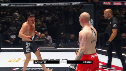 Krwawa walka na Fame MMA 18 - Dzinold wygrywa z Pasutem