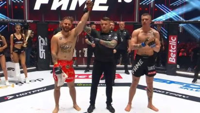 Ferrari triumfuje nad Błońskim w Main Evencie - Fame MMA 18