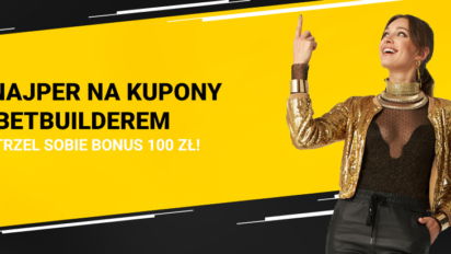 Snajper na kupony z Betbuilderem. Postaw przynajmniej 2 pln i ustrzel sobie bonusowe 100 pln