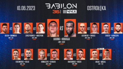 Babilon MMA 36 karta walk - kto zawalczy w tej edycji?