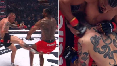 Alberto uznaje przegraną z Kubańczykiem - Fame Friday Arena 1