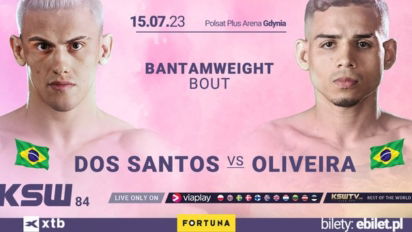 Kto wygrał walkę Santos vs Oliveira na KSW 84?