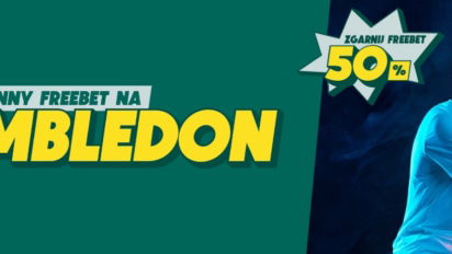 Codzienny bonus na Wimbledon. Zgarnij freebet 50% od Betfan