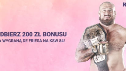 Bonus 200 zł za wygraną Phila De Friesa z Szymonem Bajorem na KSW 84