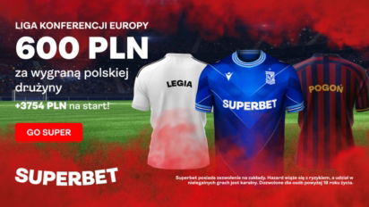 Kurs 300.00 na zwycięstwo dowolnej polskiej drużyny w eliminacjach do Ligi Konferencji Europy