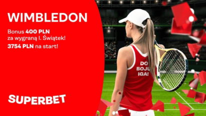 Kurs 200.00 na wygraną Igi Świątek z Eliną Svitoliną w ćwierćfinale Wimbledonu