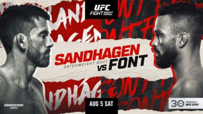 UFC Fight Night: Sandhagen vs Font - karta walk, kiedy, gdzie
