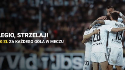 Bonus 10 zł za każdego gola w meczu Legia Warszawa - FC Midtjylland