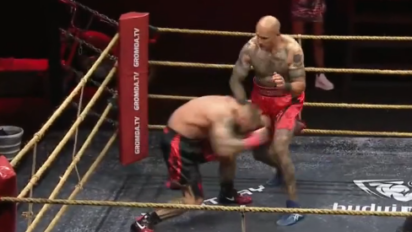 Maniu przegrywa z Basque przez kontuzję - GROMDA 14