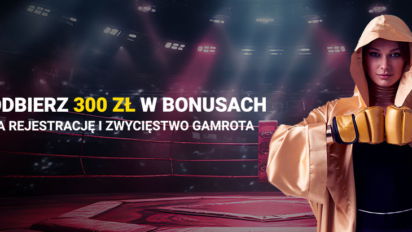 Bonus 300 pln za wygraną Mateusza Gamrota - zarejestruj konto, wyraź zgody marketingowe i zyskaj spory bonus za zwycięstwo Polaka