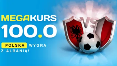 Kurs 100.00 na Polskę w meczu z Albanią - postaw na zwycięstwo biało-czerwonych i zgarnij wysoki mnożnik