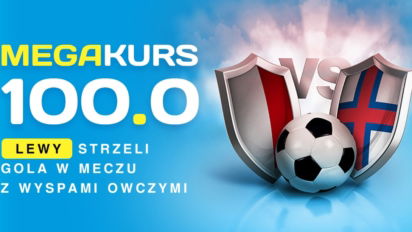 Kurs 100.00 na gola Roberta Lewandowskiego w meczu z Wyspami Owczymi