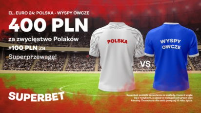 Kurs 200.00 na wygraną Polaków z Wyspami Owczymi w eliminacjach do EURO