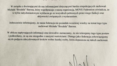 Boxdel wykluczony z Move Federation! -