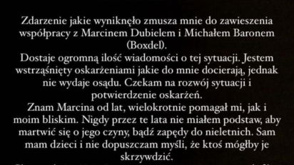 Trener Szyszka zawiesza współpracę z Boxdelem i Marcinem Dubielem!