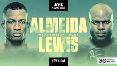 UFC FN: Almeida vs Lewis - karta walk, kiedy, gdzie