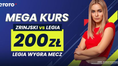 Mega kurs na wygraną Legii Warszawa ze Zrinjski Mostar od Etoto