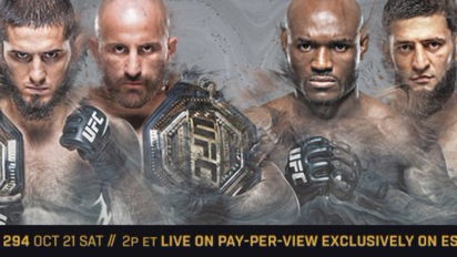 UFC 294 - typy, kursy, zakłady