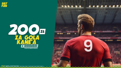 Bonus 200 pln za gola Harry’ego Kane’a - zgarnij freebet za gola Anglika z Heideheim
