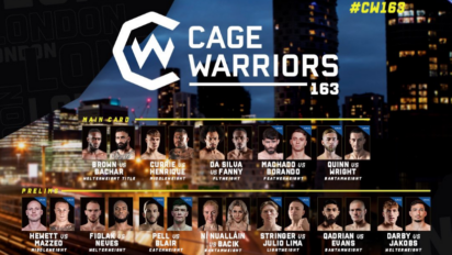 Cage Warriors 163 wyniki - kto wygrał?