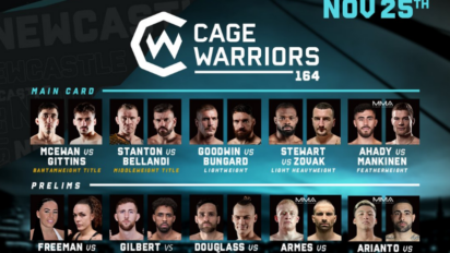 Cage Warriors 164 wyniki - kto wygrał?