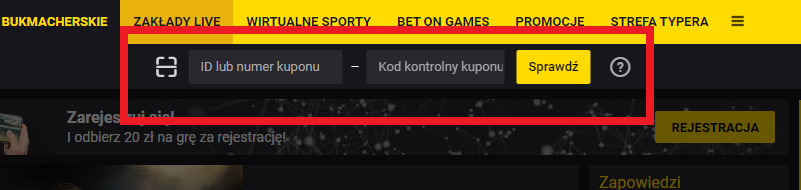 id kuponu i kod kuponu fortuna