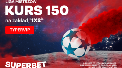 Kurs 150.00 na zakład 1X2 na dowolne spotkanie 6. kolejki Ligi Mistrzów