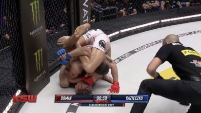 Michał Domin brutalnie pokonuje Wojciecha Kazieczko na KSW 89!