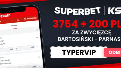 Bonus 200 PLN za wytypowanie zwycięzcy walki Bartosiński - Parnasse