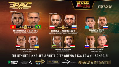 Brave CF 77 wyniki - zobacz jak przegrał Marcin Bandel (VIDEO)