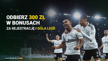 Bonus 300 PLN za bramkę Legii Warszawa z AZ Alkmaar