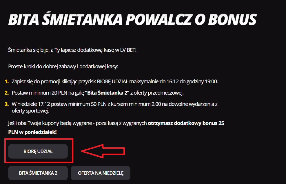 promocja na Bitą Śmietankę 2