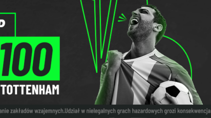 Kurs 100.00 na BTTS w meczu Manchester United - Tottenham