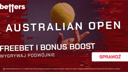 Freebety i boosty kursów na Australian Open od Betters