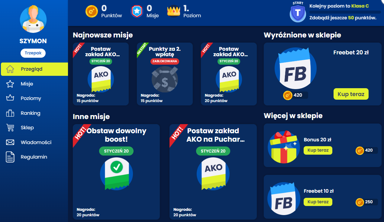 wpłaty i wypłaty