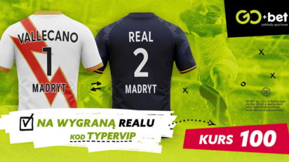 Kurs 100 na wygraną Realu Madryt