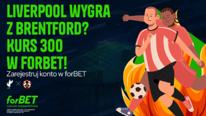 Kurs 300.00 na wygraną Liverpoolu z Brentford