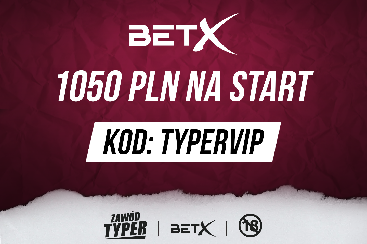 BetX kod promocyjny | Bonus Powitalny 1050 PLN [Luty 2024]