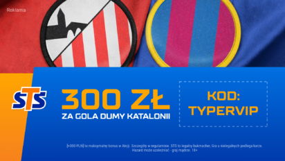 Bonus 300 PLN za wytypowanie drużyny z golem w hitach topowych lig