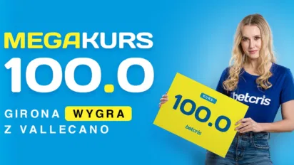 Kurs 100.00 na zwycięstwo Girony z Rayo Vallecano