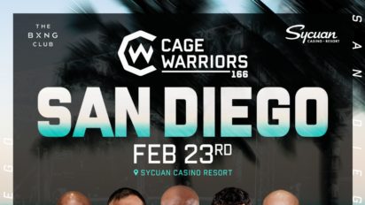 Cage Warriors 166 karta walk - sprawdź kto zawalczy w tej edycji!