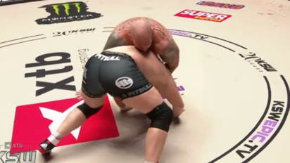 Walka SUMO na KSW Epic?! - Phil De Fries remisuje z Barnettem