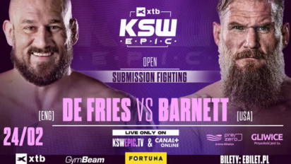 Typy na De Fries vs Barnett - KSW Epic