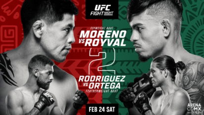 UFC Fight Night: Moreno vs Royval - karta walk